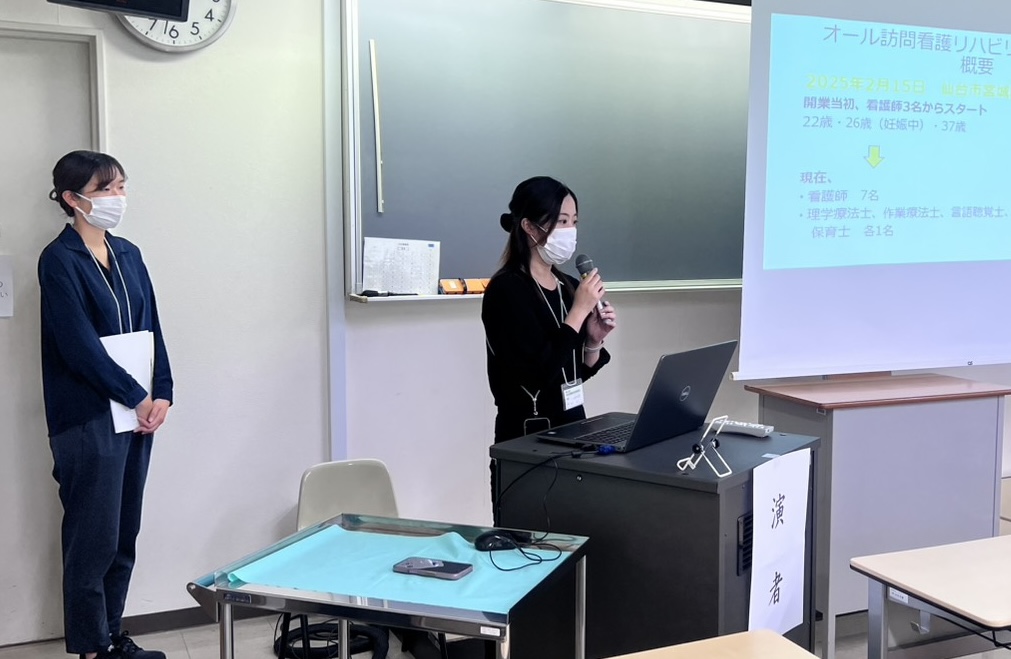 発表の様子（亀山、豊川）